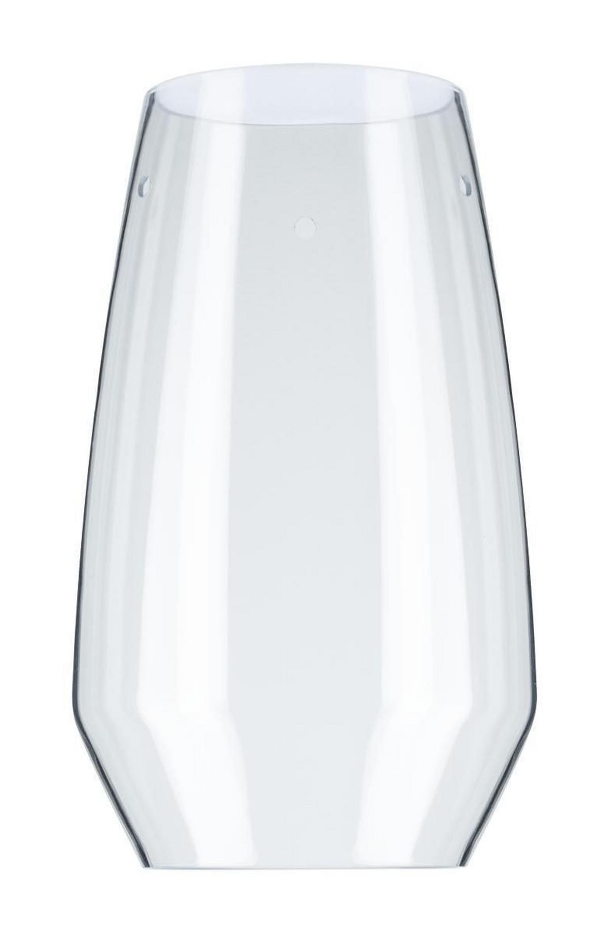 Schienensystem-Leuchtenschirm Vento aus Glas - Klar, Design, Glas (28cm) - Paulmann