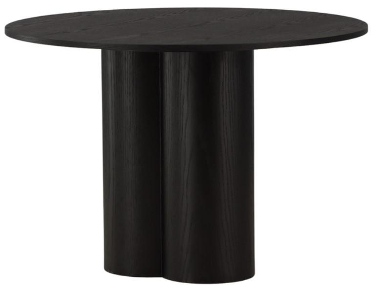 ESSTISCH OLIVIA - Schwarz, Design, Holz/Holzwerkstoff (110/110/75cm) - Livetastic