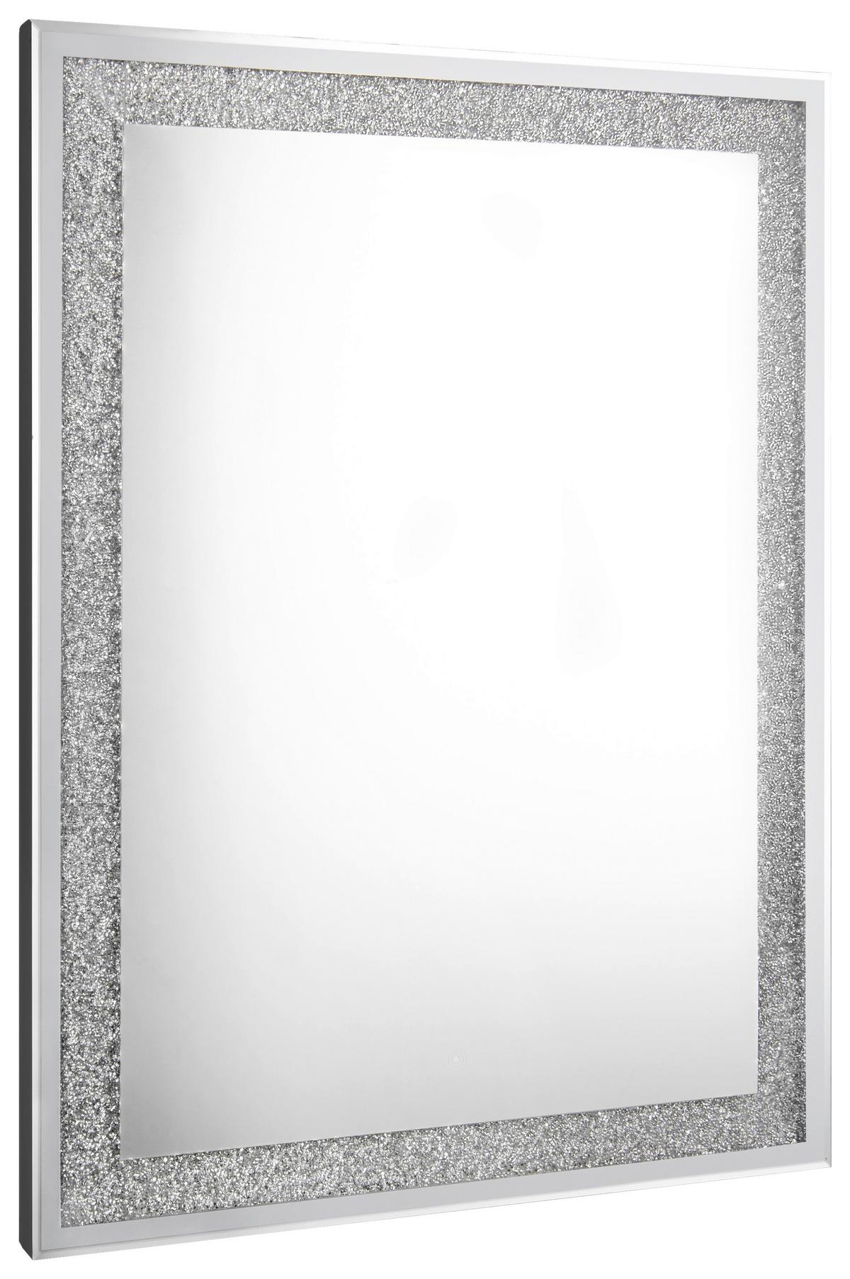 LUSTRO ŁAZIENKOWE HERMINE - czarny, Modern, metal/szkło (60/80/3,5cm)