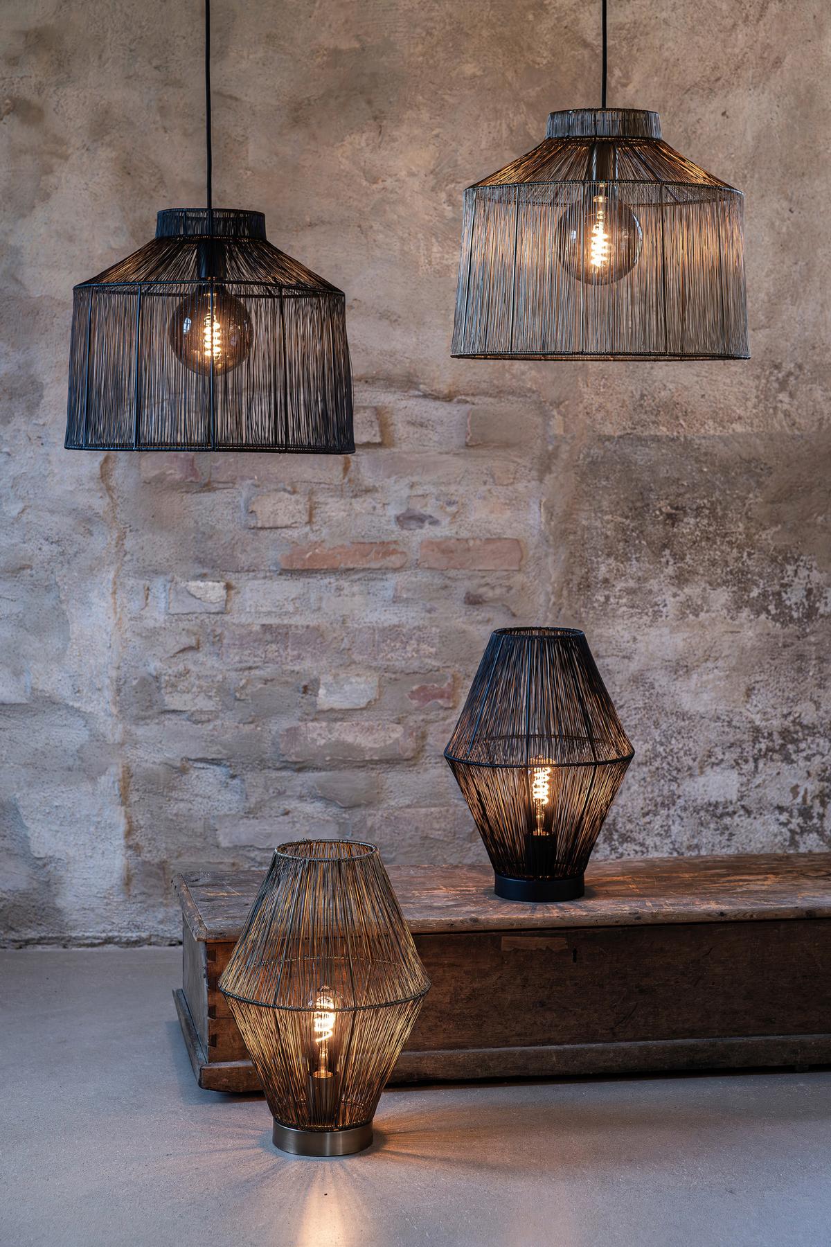 LAMPA STOŁOWA CASA - czarny, Basics, metal (27/38cm) - Markslöjd
