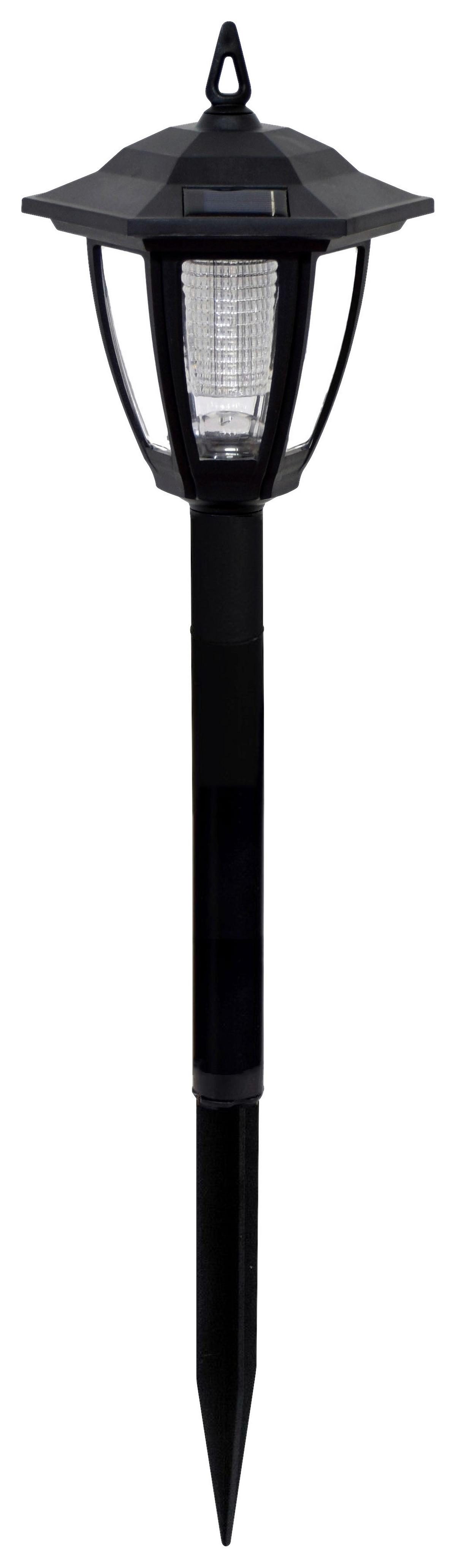 Lampă solară LATERN - negru, Modern, plastic (16/16/62cm) - Modern Living
