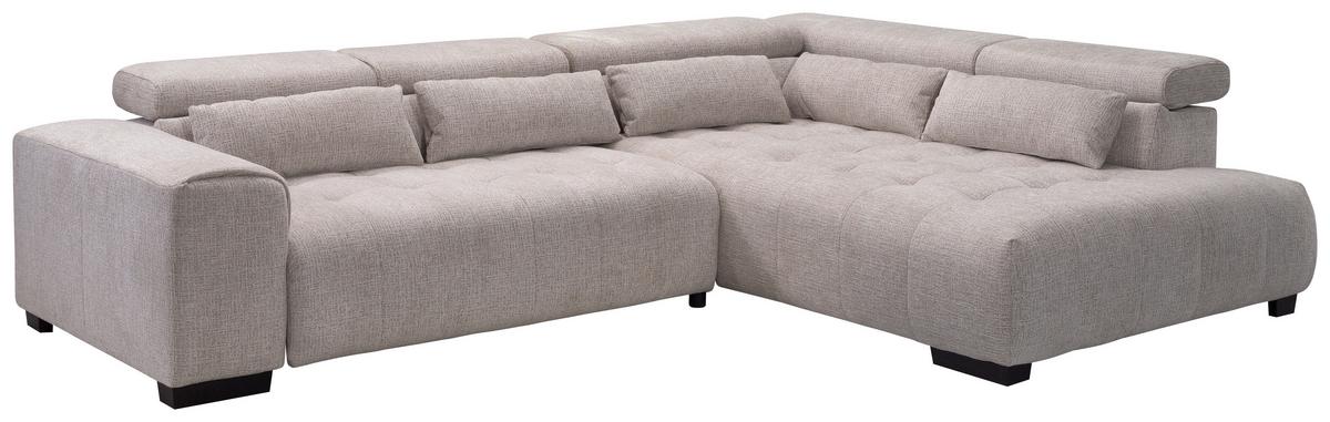 Coltar MATERA - bej/culoare natur, Trend, lemn/textil (311/226cm)