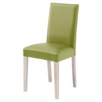 KRZESŁO FIX - zielony/kolor dębu sonoma, Konventionell, tkanina/drewno (44/92/57cm) - Carryhome