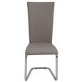 Schwingstuhl in Schlammfarben - Braun, MODERN, Textil/Metall (43/101/59cm) - MÖMAX modern living