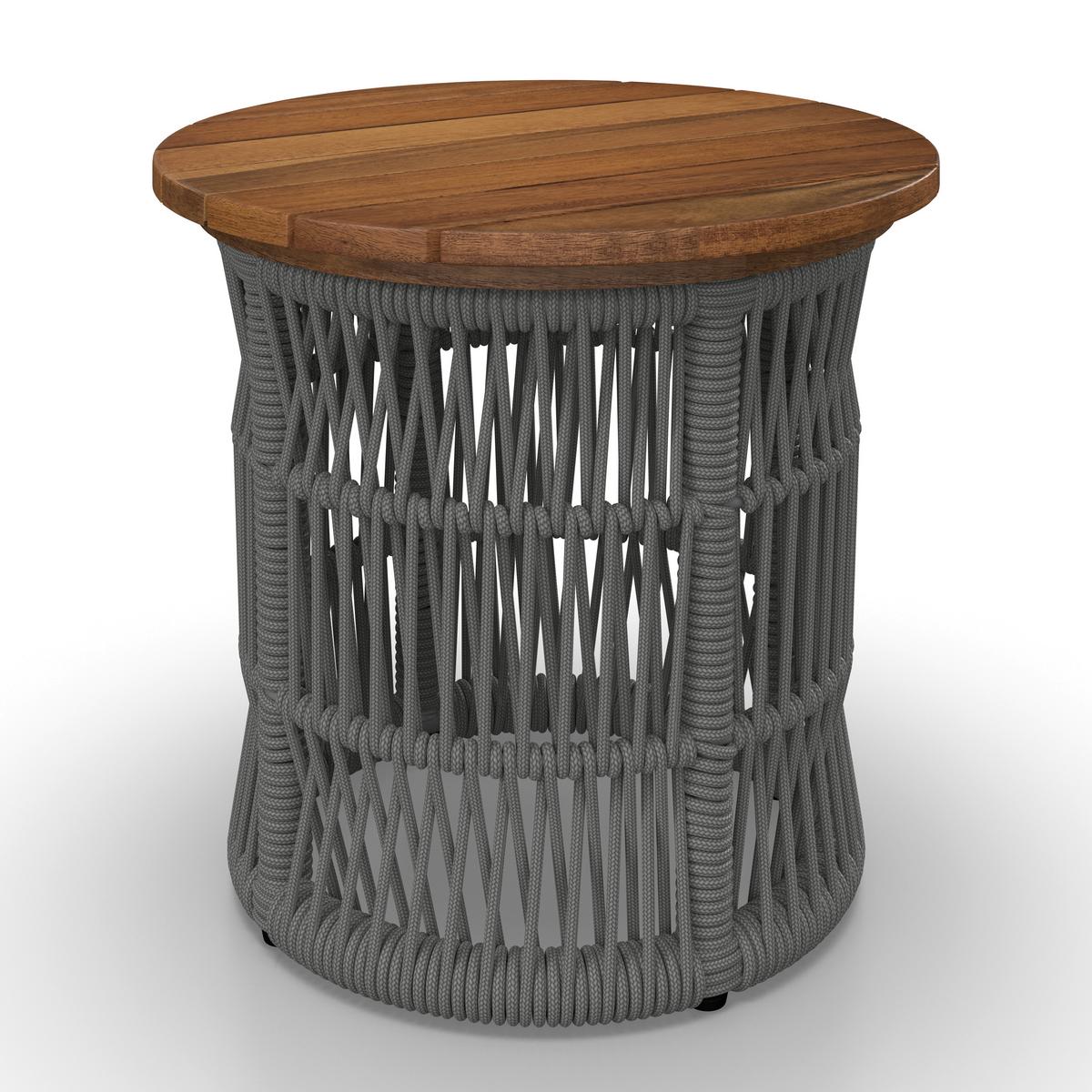 LOUNGEGARNITUR MALENE - Creme/Naturfarben, Modern, Holz/Textil (168/70,5/80cm) - Bessagi Garden