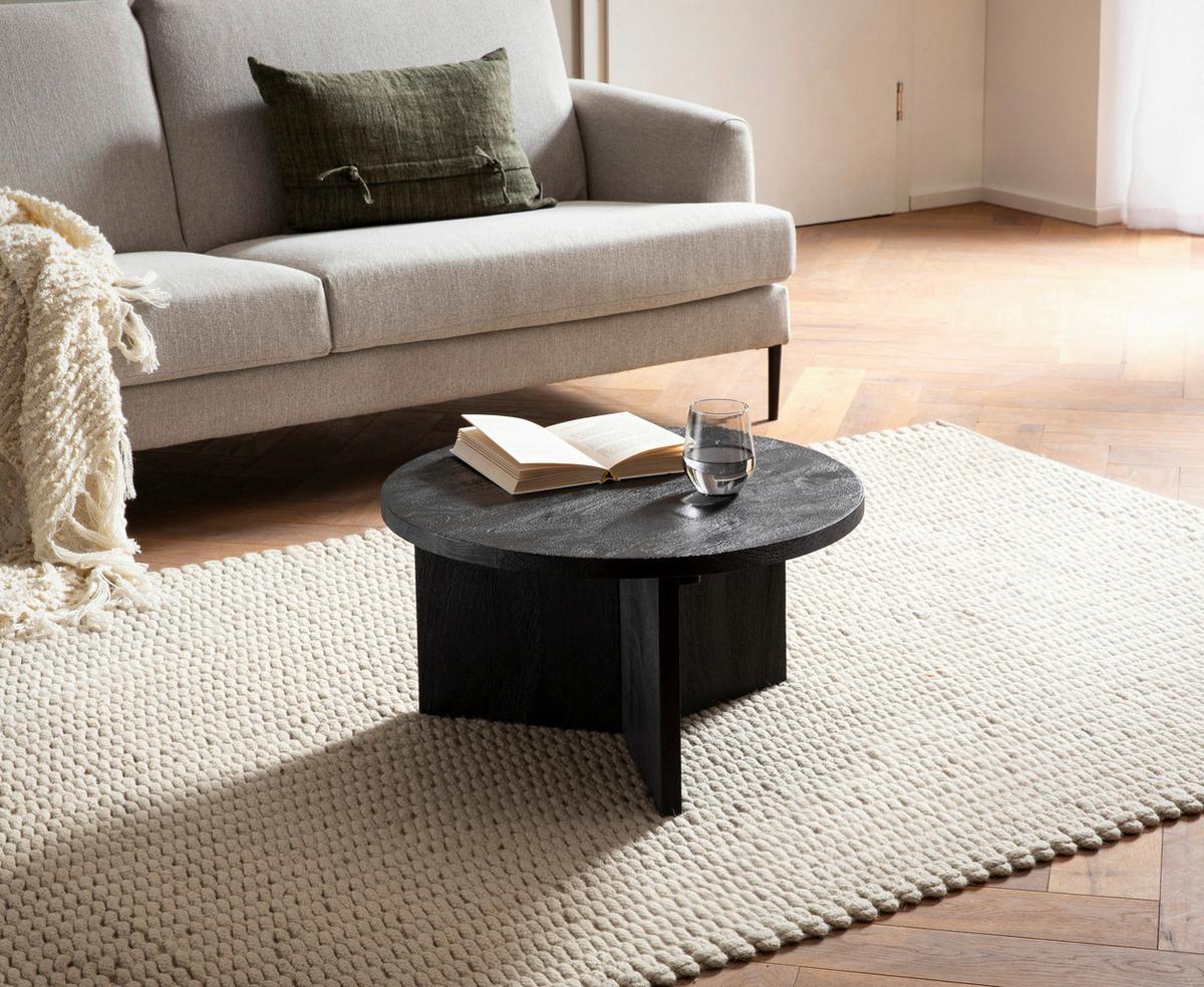 COUCHTISCH WL6.985 - Schwarz, Lifestyle, Holz (60/60/33cm) - Livetastic