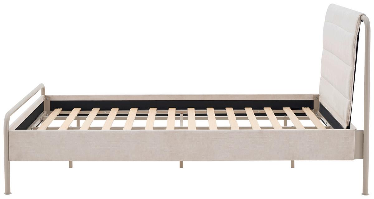 Metalni Krevet Lono - kašmir/prirodne boje, Romantično / ladanjski, drvo/metal (180/200cm) - Mömax