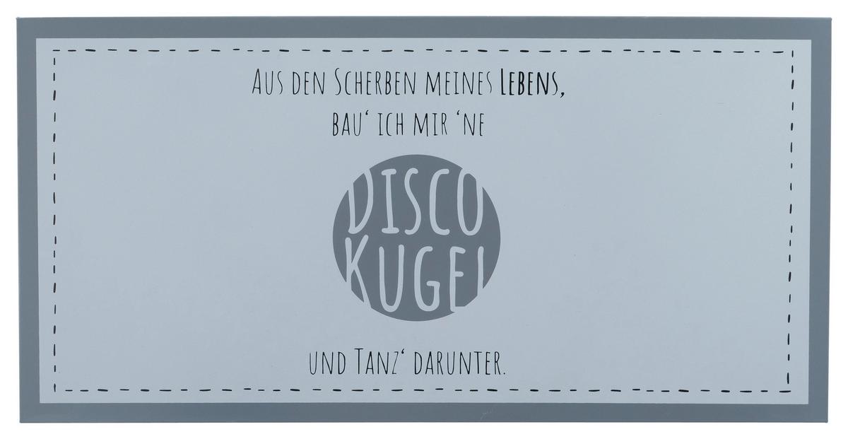Dekoschild Wording aus Eisen - Design, Metall (40/20cm)