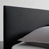 BOXSÄNG LUCY 2 - mörkgrå/svart, Modern, trämaterial/trä (180/200cm) - Bessagi Home