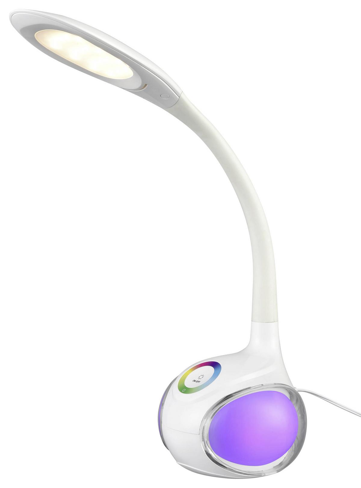 LED-Schreibtischleuchte Nihat max. 5 Watt - Weiß, Kunststoff (13,5/53cm) - Mömax