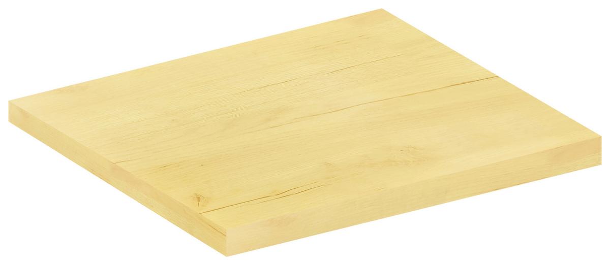 Delovna Plošča Fasola, Hrast - medeni hrast, Trend, leseni material (80/3/60cm) - MID.YOU
