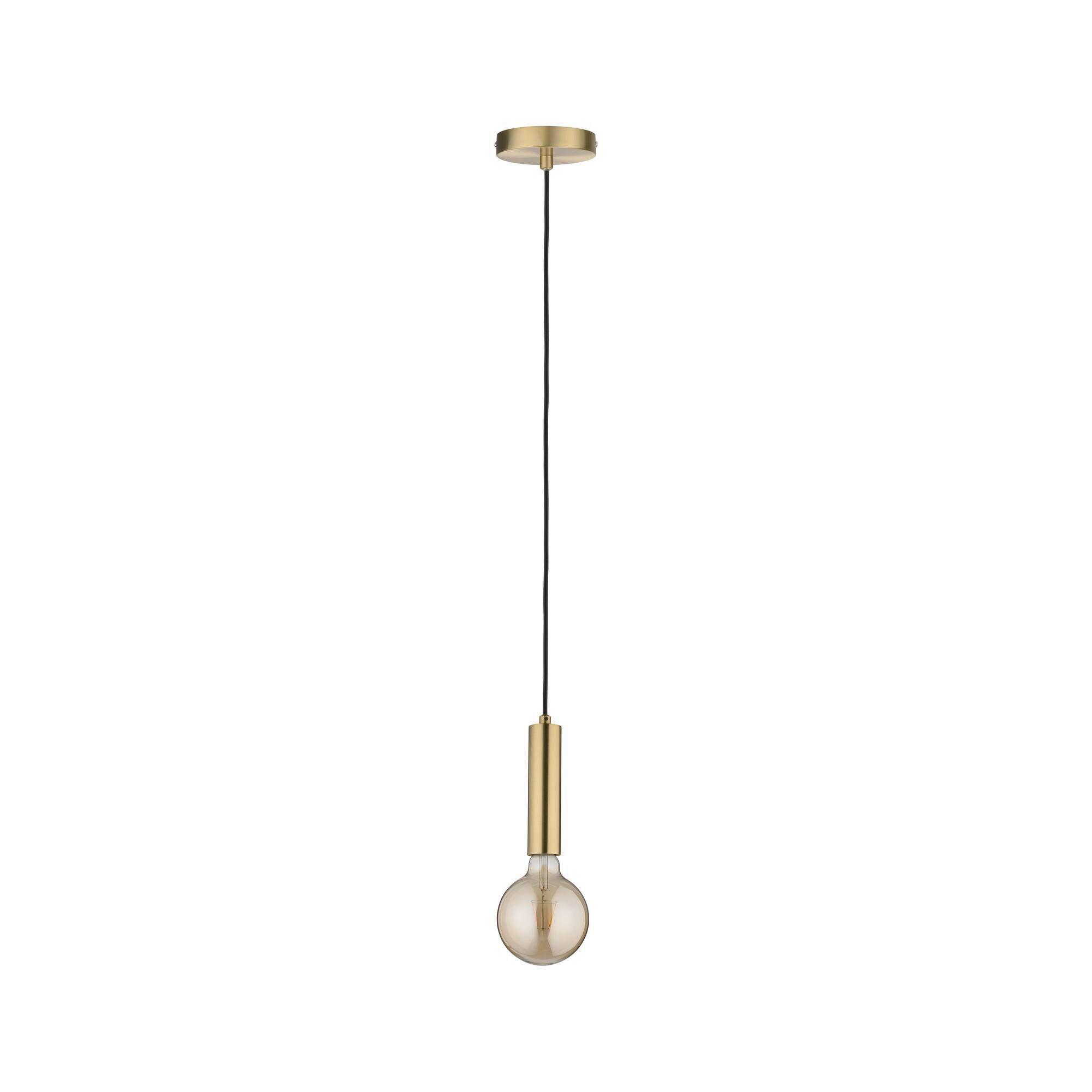 Hängeleuchte Kine in Messingfarben max. 60 Watt - Basics (10/150cm) - Paulmann