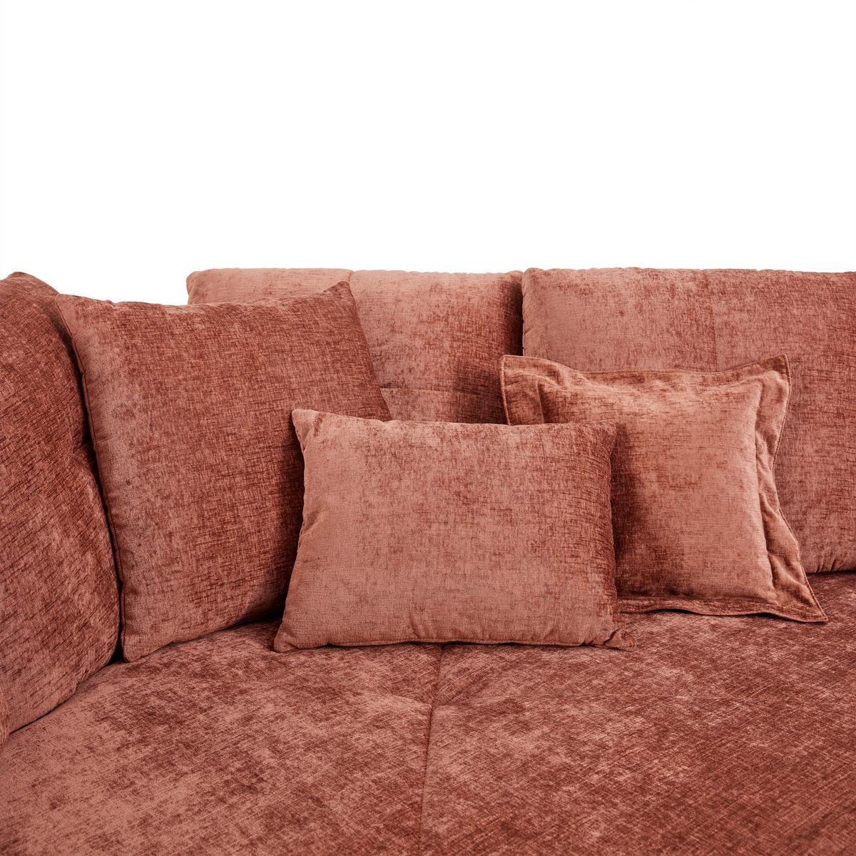 Wohnlandschaft Trendy Kupferfarben - Kupferfarben, MODERN, Holzwerkstoff/Textil (336-320/93/169-185cm) - Premium Living