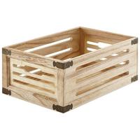 Zaboj Ronny - naravne barve, les (32/19/12cm) - Mömax