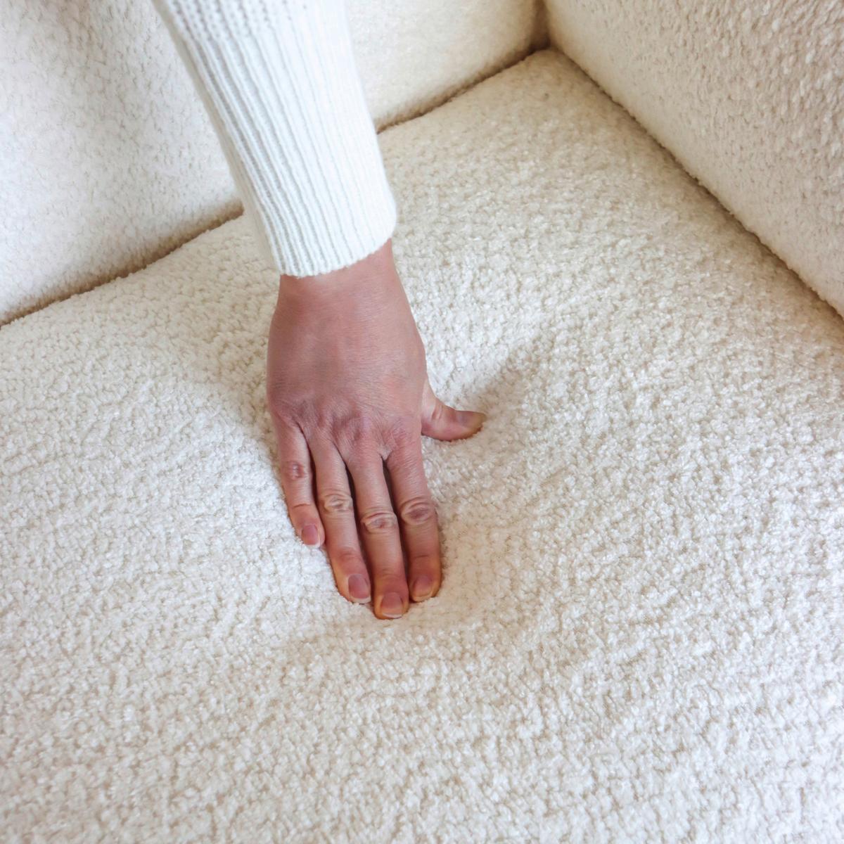 Naslanjač Verduna, Bela - črna/bela, Moderno, umetna masa/tekstil (87/65/76cm) - MID.YOU