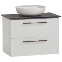 Umivalniška Enota Z Umivalnikom Maxim, Bela - siva/bela, Moderno, kovina/leseni material (66cm) - Stylife