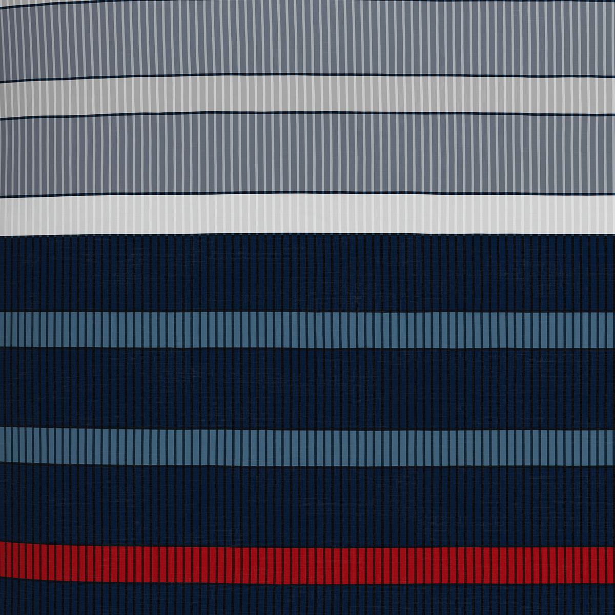 POŚCIEL RAVI - czerwony/niebieski, Konventionell, tkanina (200/220cm) - Novel