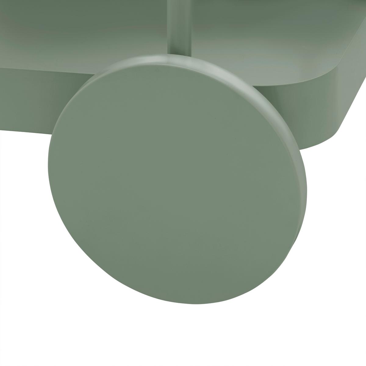 Kolica Za Serviranje Desino - zelena, Moderno, metal (70/70/43cm) - Modern Living