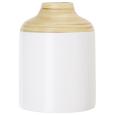 Dekorativna Vaza Ninke - naravna/bela, les (15/21cm) - Mömax modern living Dekorativna Vaza Ninke - naravna/bela, les (15/21cm) - Mömax modern living