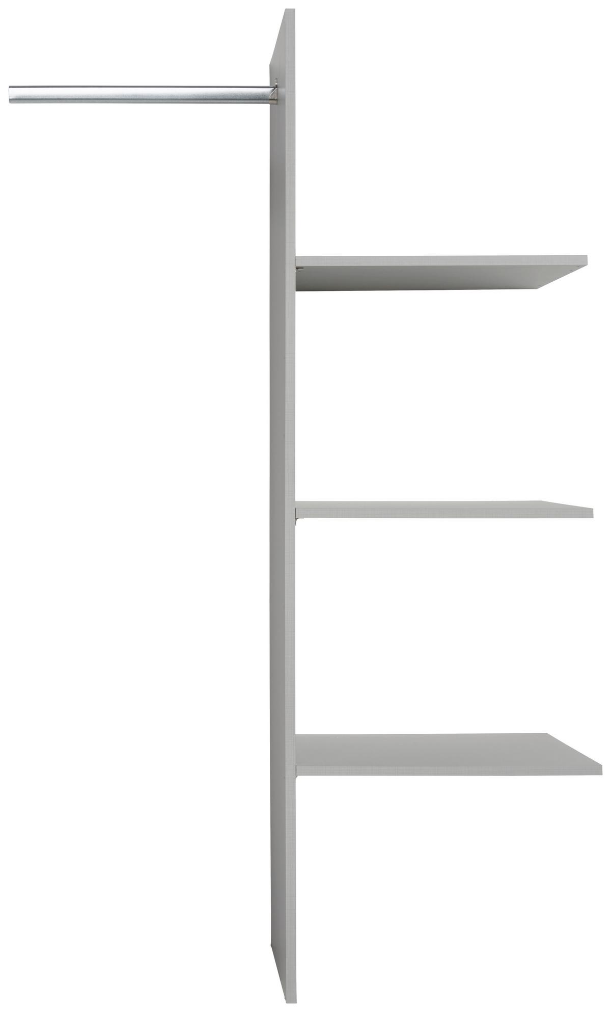 INNENEINTEILUNG WÄSCHEEINTEILUNG - Grau, MODERN, Holzwerkstoff/Metall (87/148/50cm) - MID.YOU