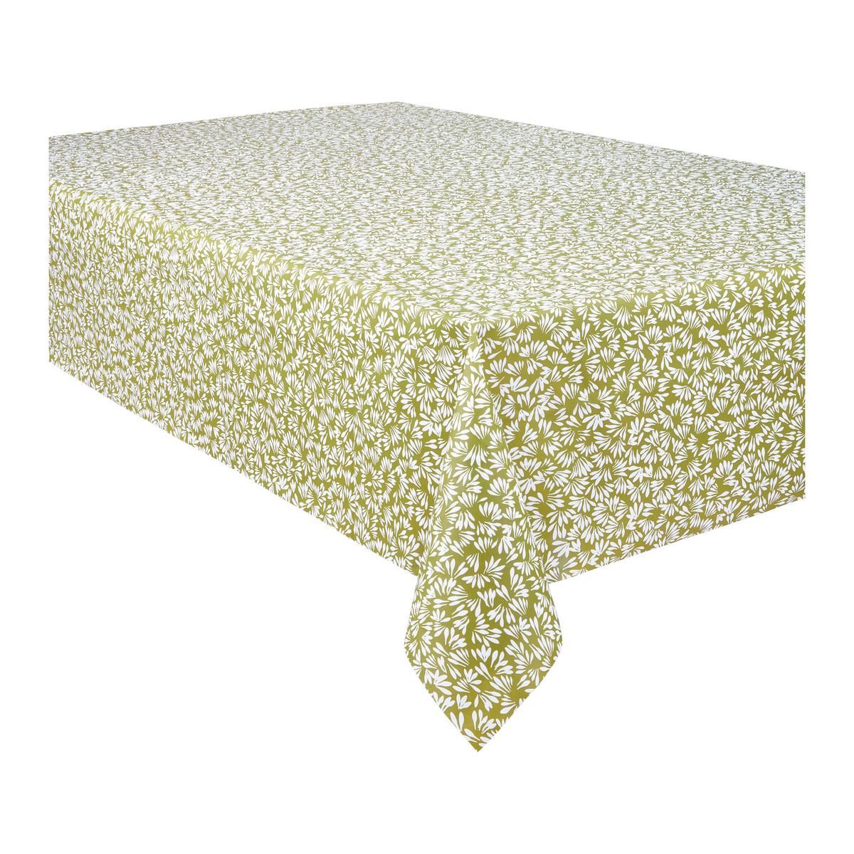 Tischdecke Petra Grün/Weiss ca. 140x240cm - Weiss/Grün, Konventionell, Textil (140/240cm) - Modern Living