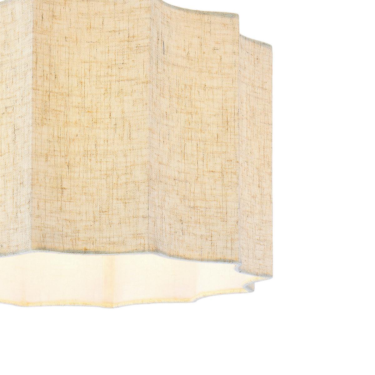 LAMPA SUFITOWA REBECCA - kolor naturalny, Trend, tworzywo sztuczne/metal (38/30cm) - Novel