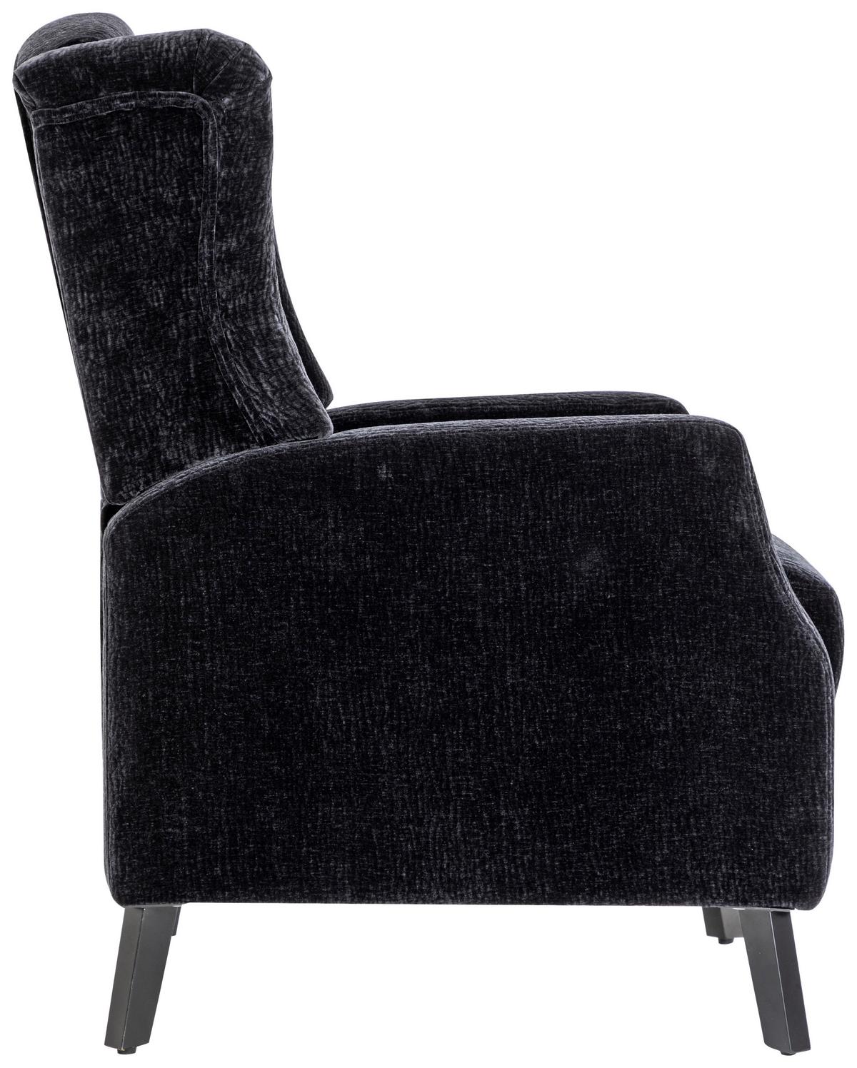 Relaxsessel Cosy Schwarz - Schwarz, MODERN, Holz/Textil (68/104/87cm) - Mömax
