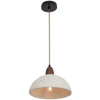 LAMPA WISZĄCA KAIMANA - kolor orzecha włoskiego/szary, Design, kamień/metal (28/120cm) - Collet's Monde