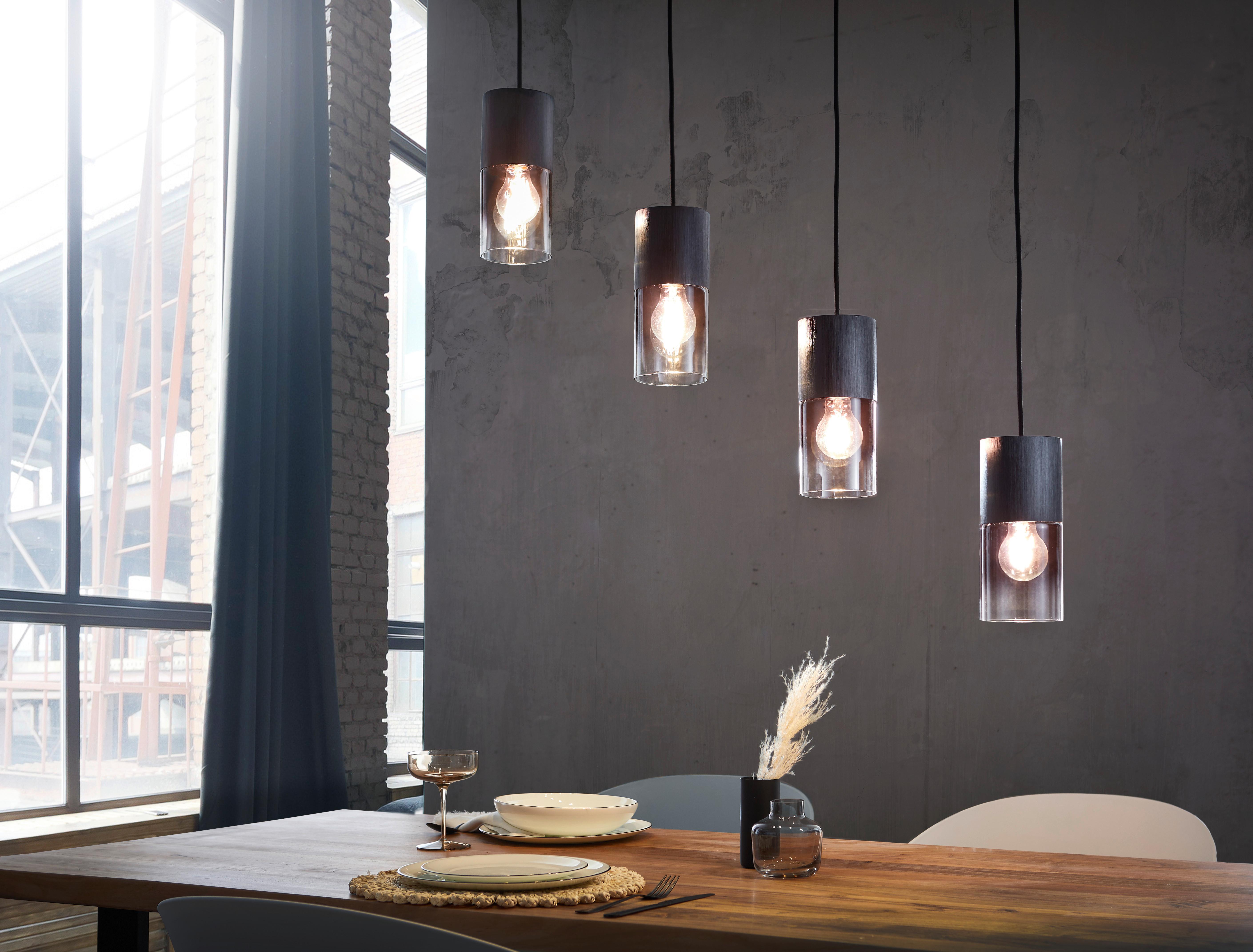 LAMPA WISZĄCA 310600432 ROBIN - czarny, Design, metal/szkło (80,5/10/23-150cm) - Trio Leuchten