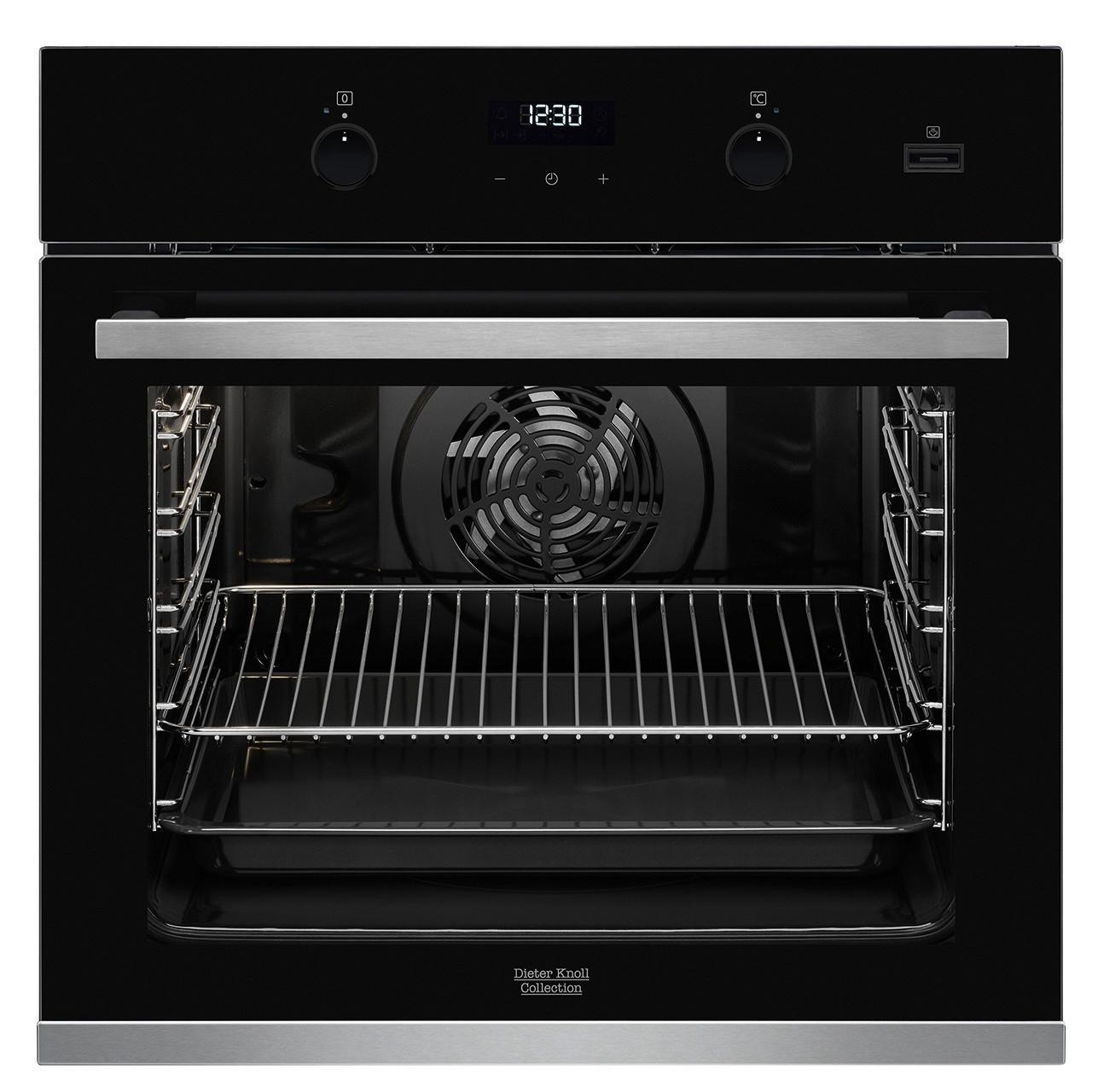 Einbaubackofen DKB65902XK - Edelstahlfarben/Schwarz, Basics, Metall (59,4cm) - Dieter Knoll