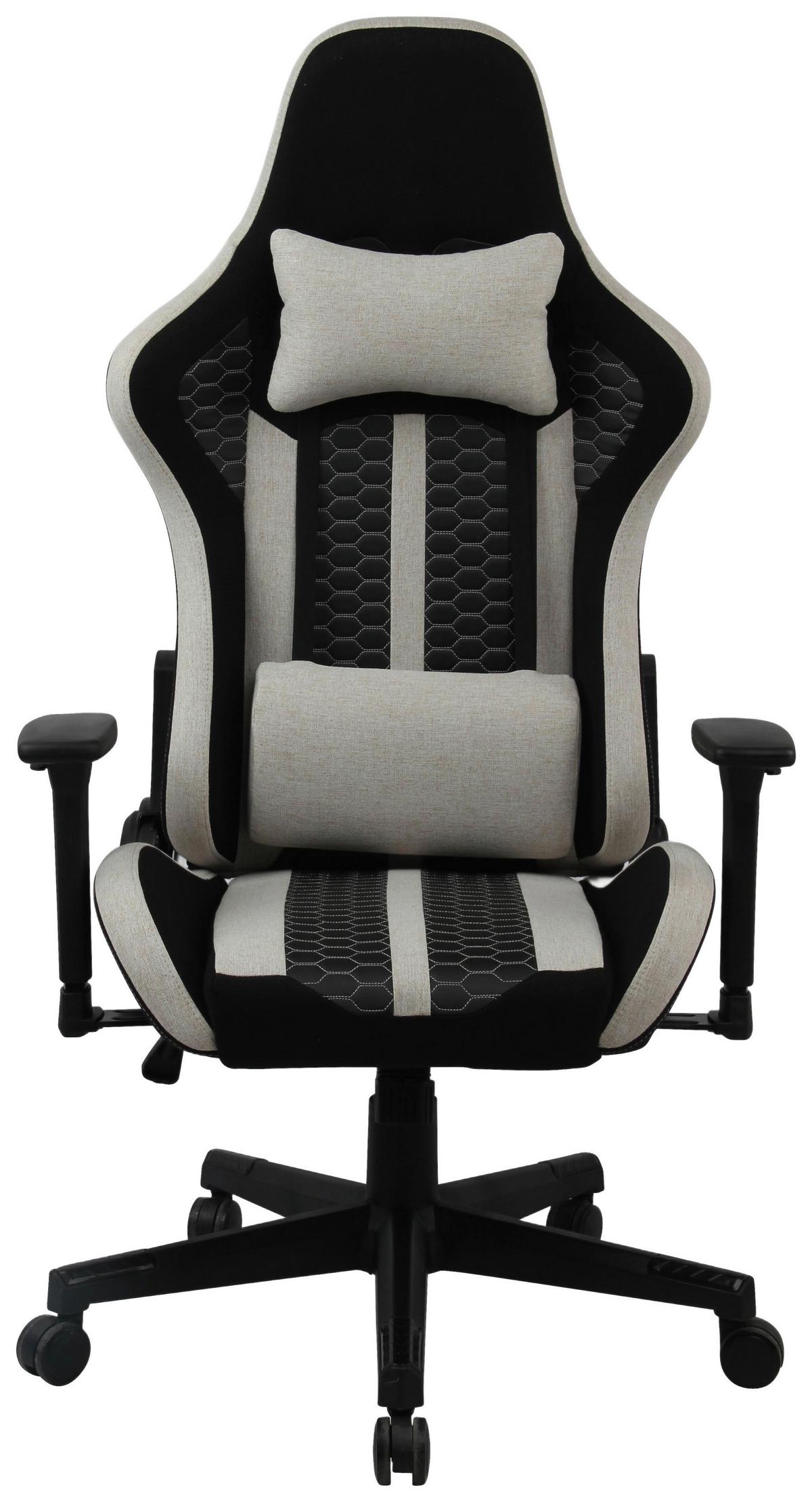 Uredska Stolica Carlos - bež/crna, Trend, metal/tekstil (63/114/62cm) - Modern Living