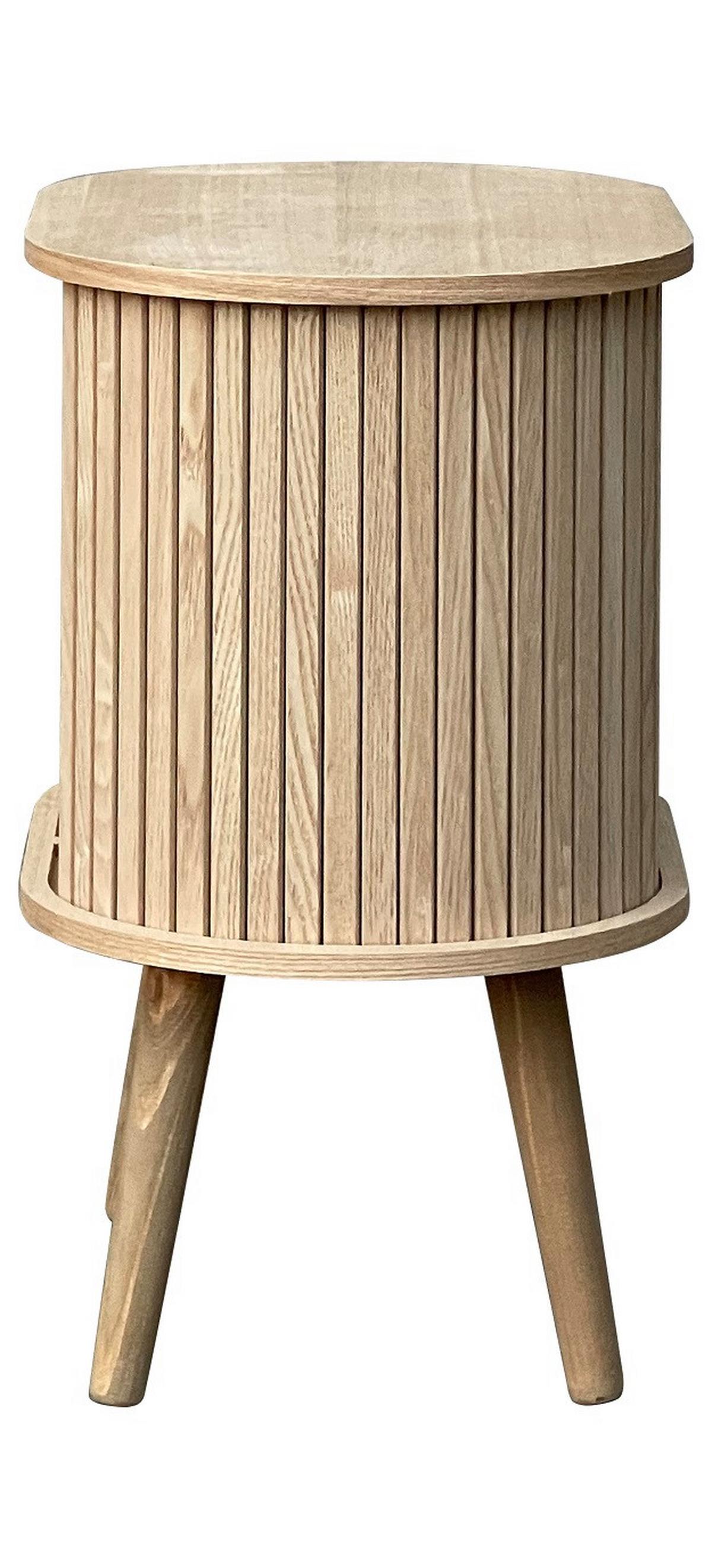 Beistelltisch Skandy Naturfarben - Naturfarben, MODERN, Holz/Holzwerkstoff (40/50/30cm) - Premium Living