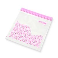 Pungă alimentară 25/1 cca. 2,5L Michi - roz aprins/străveziu, Konventionell, plastic (24/24,2cm) - Mömax