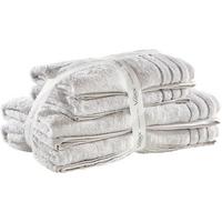 ZESTAW RĘCZNIKÓW FROTTE GROSSETTO - szary, Basics, tkanina - Vossen