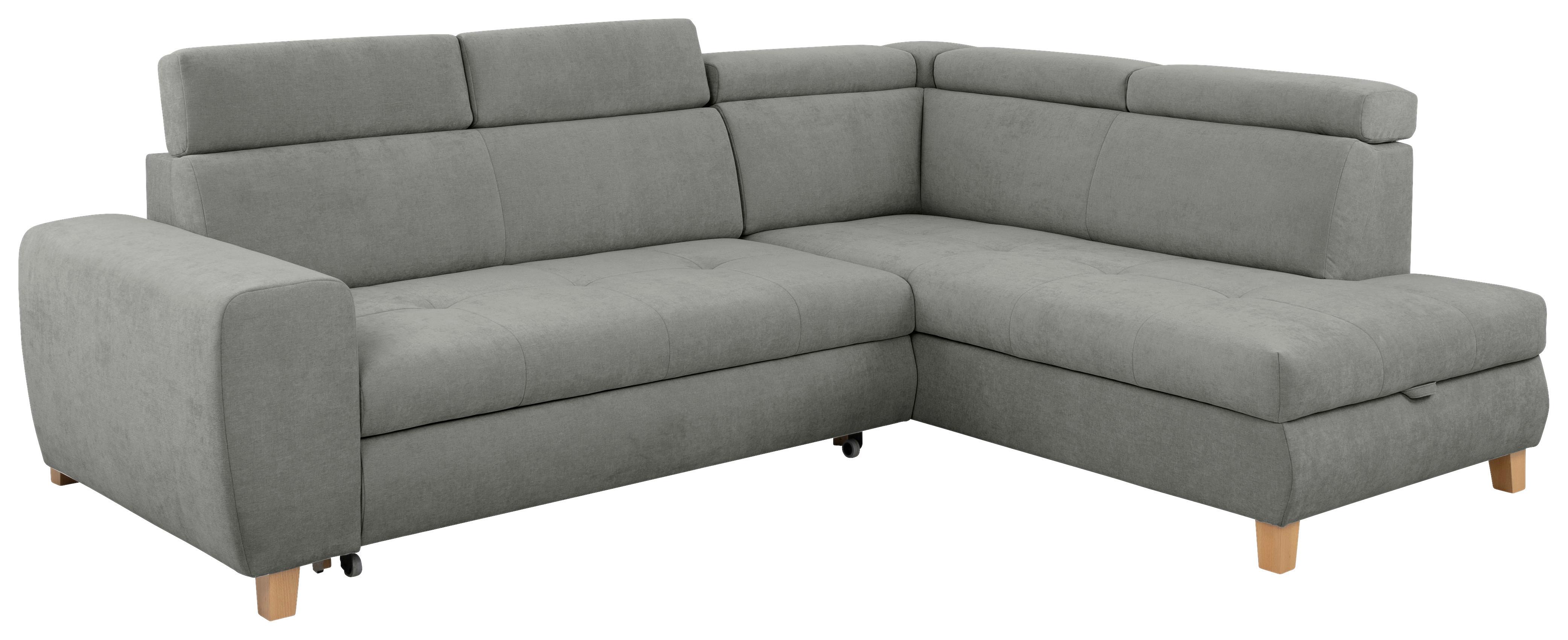 Kutna Garnitura Lugo - sivoplava, Moderno, drvo/metal (266/98/205cm) - Modern Living