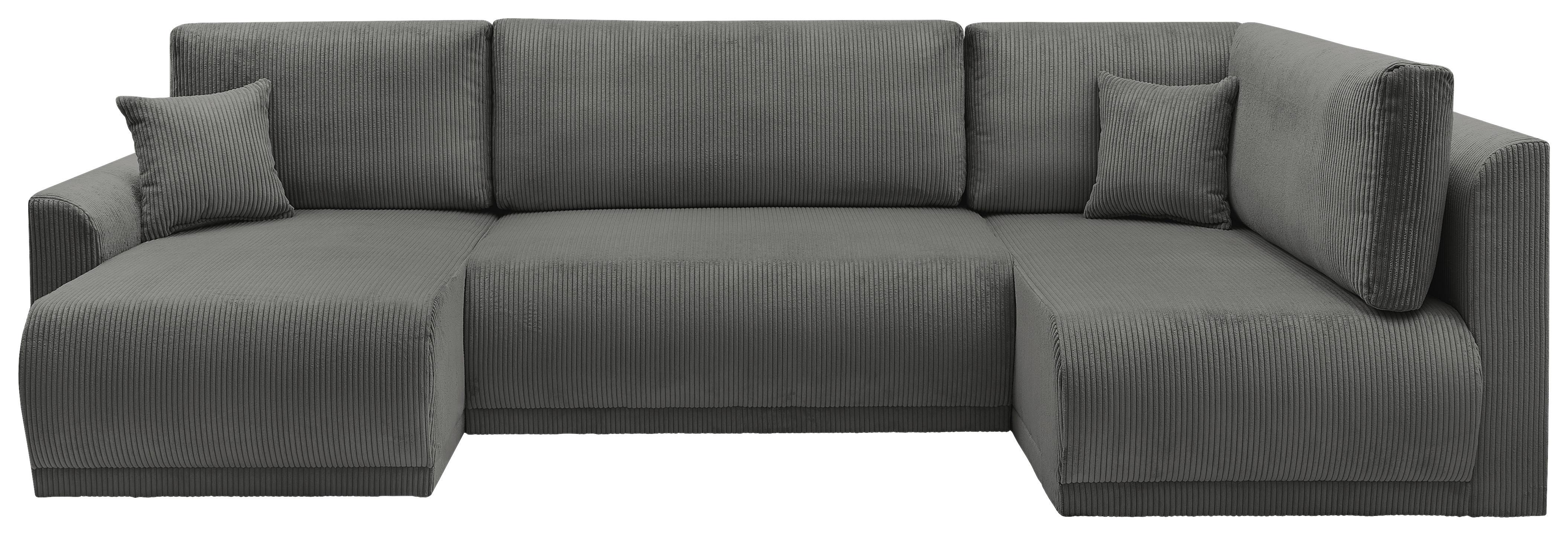 Coltar Kim - gri închis, Modern, lemn (146/313/160cm) - Modern Living