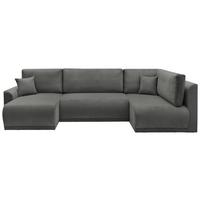 Coltar Kim - gri închis, Modern, lemn (146/313/160cm) - Modern Living