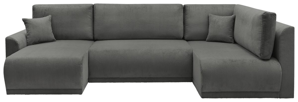 Coltar Kim - gri închis, Modern, lemn (146/313/160cm) - Modern Living