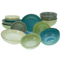 Set Posod Nature Collection Bunt, 12-Delni - večbarvno, Basics, keramika - Creatable