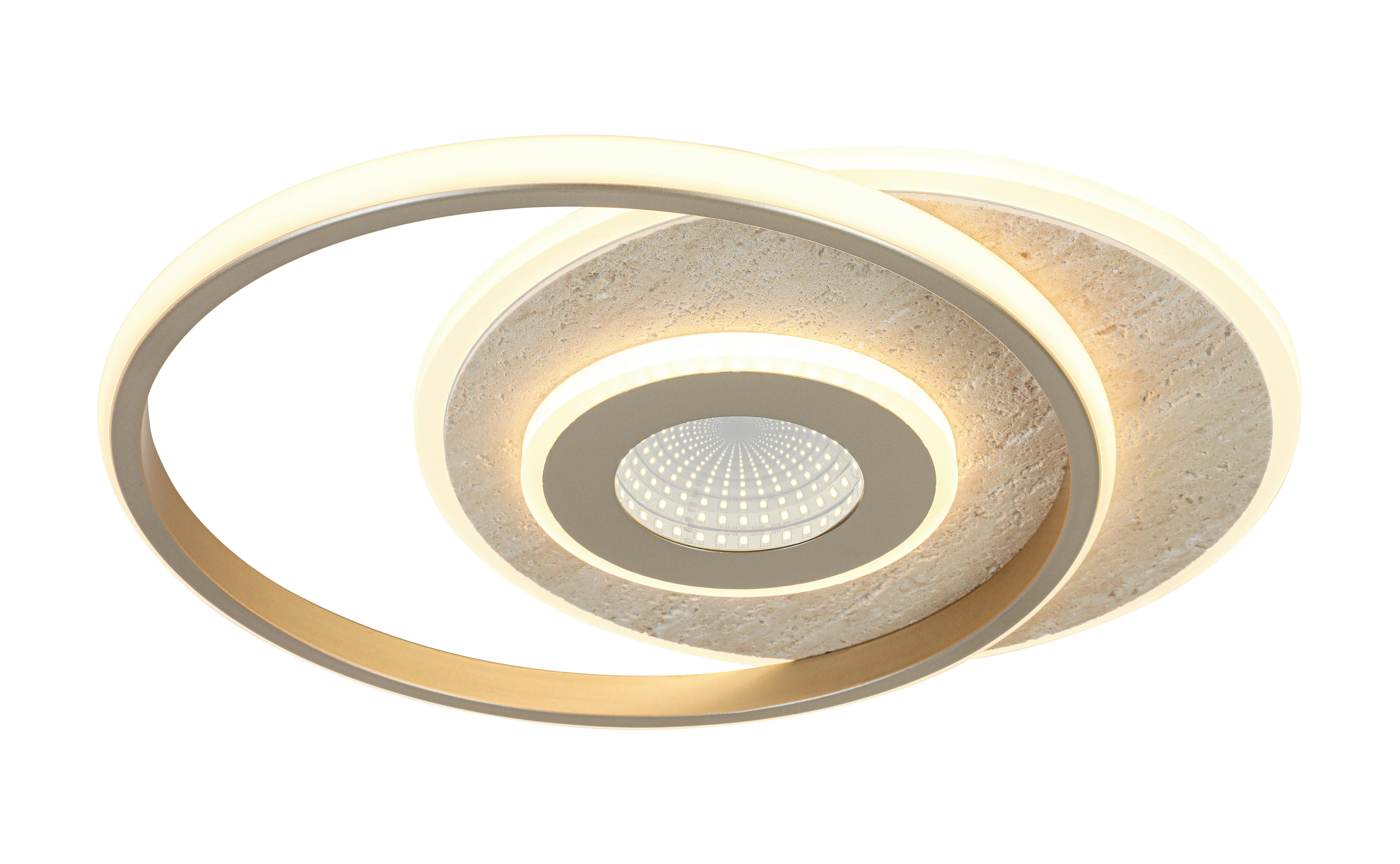 LED-TAKLAMPA PUL - champagne, Modern, metall/plast (42/35/6cm) - Mömax