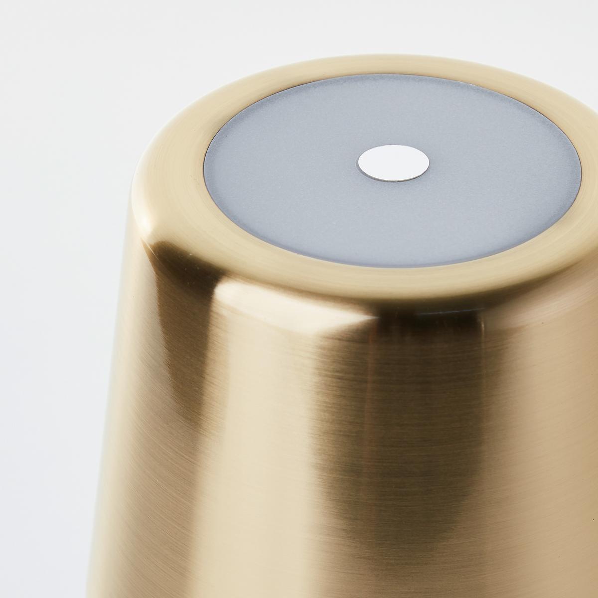 LAMPA STOŁOWA Z AKUMULATOREM G40939/18 XAANA - kolor mosiężny, Konventionell, metal (11/37cm) - Brilliant