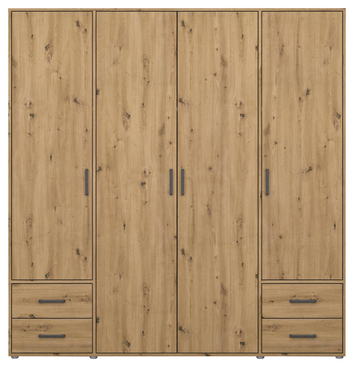 DULAP USI ROTATIVE VOYAGER - stejar Artisan, Modern, material pe bază de lemn (187/194/53cm) - Modern Living