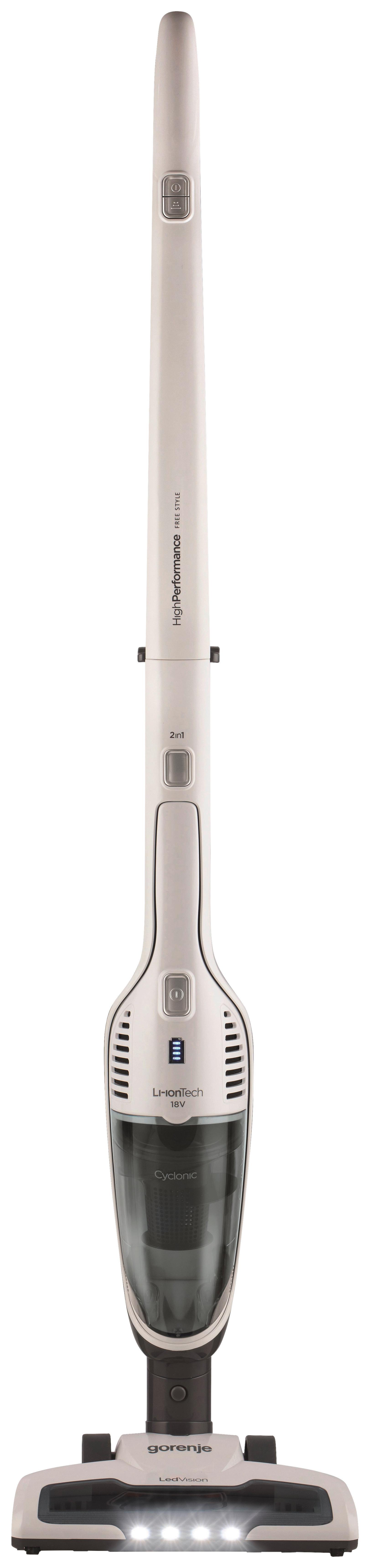 Vezeték Nélküli Porszívó 2in1 Gorenje SVC180FW - fehér, műanyag/fém - Gorenje