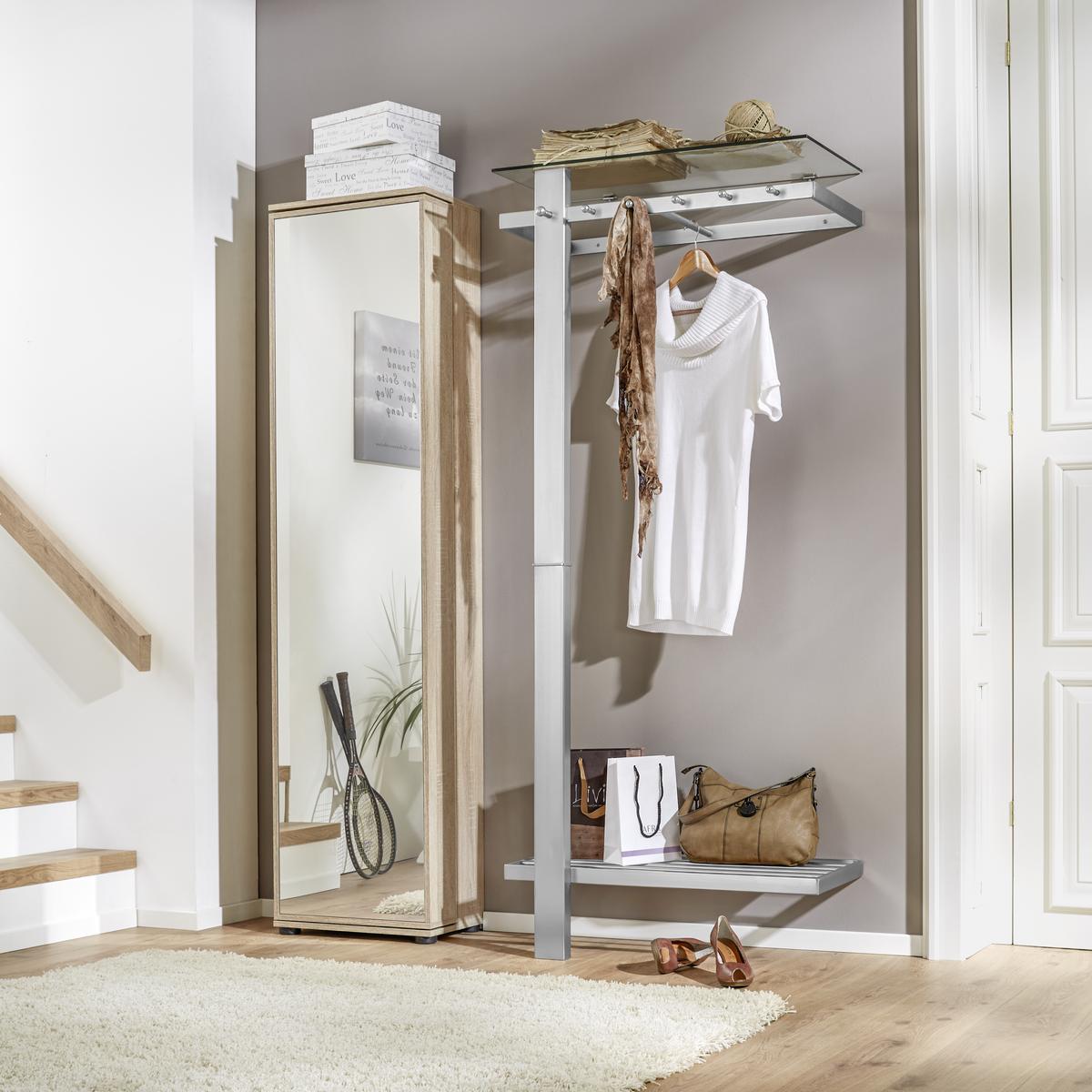 Schuhschrank in Eichefarben - Eichefarben, Holz/Holzwerkstoff (47/190/29cm) - Mömax