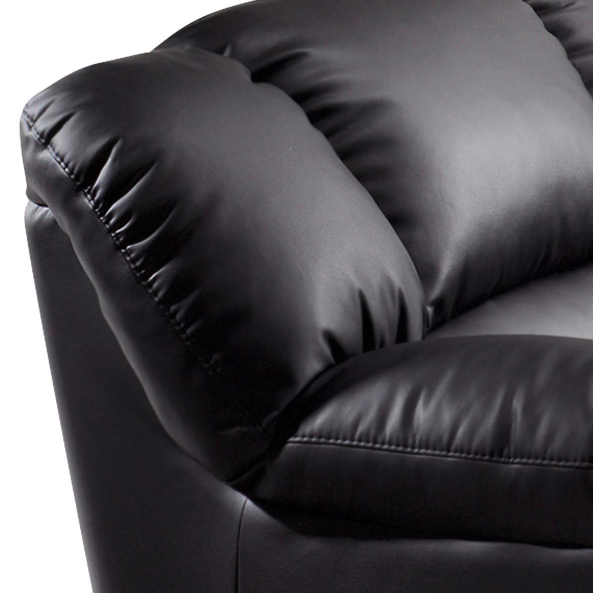 Sessel in Schwarz ´CASINO I ´ - Schwarz, KONVENTIONELL, Kunststoff/Textil (109/88/92cm) - MID.YOU