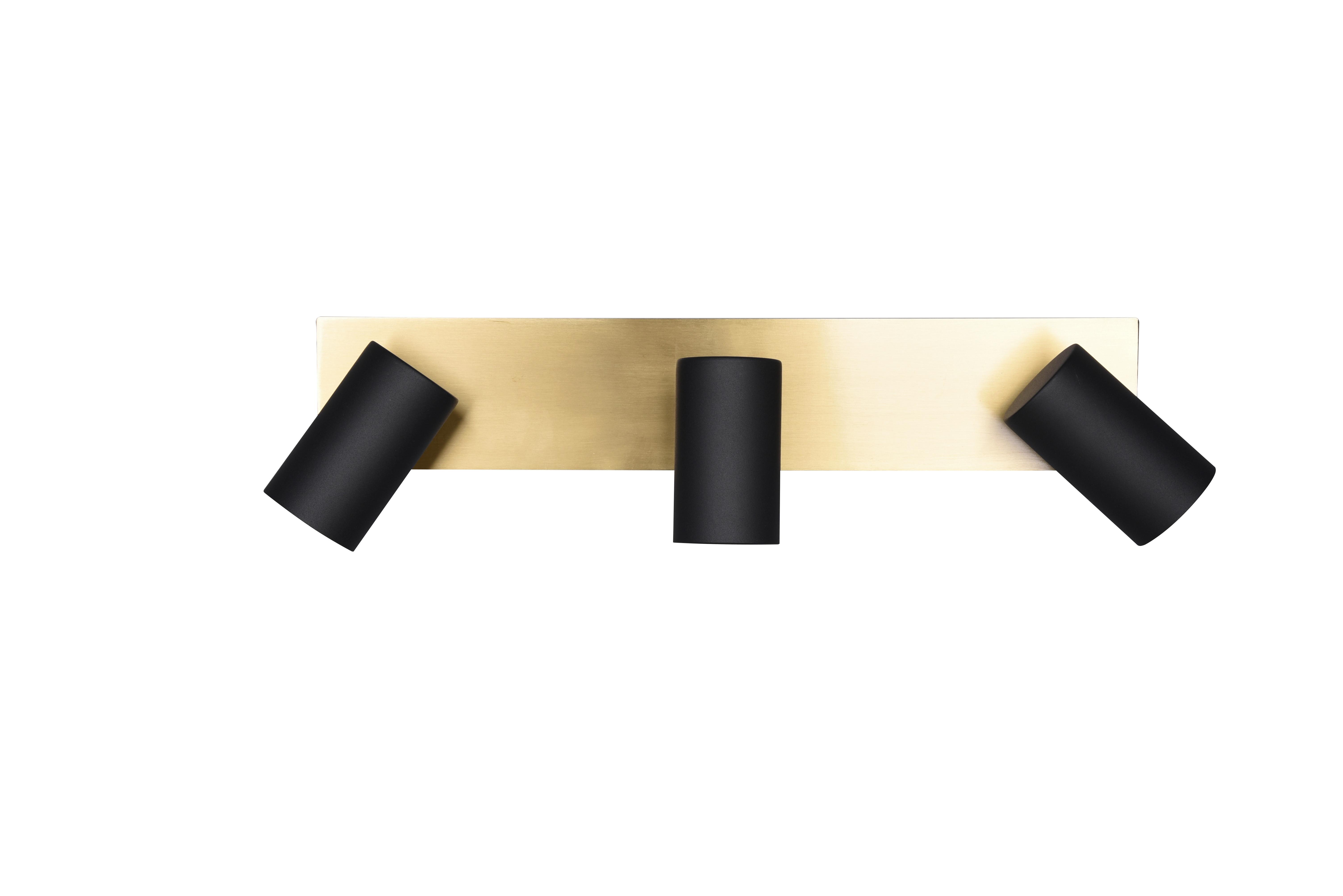 Strahler Marley Goldfarben max. 35 Watt - Goldfarben/Schwarz, Basics, Metall (48/9/15cm) - Trio Leuchten