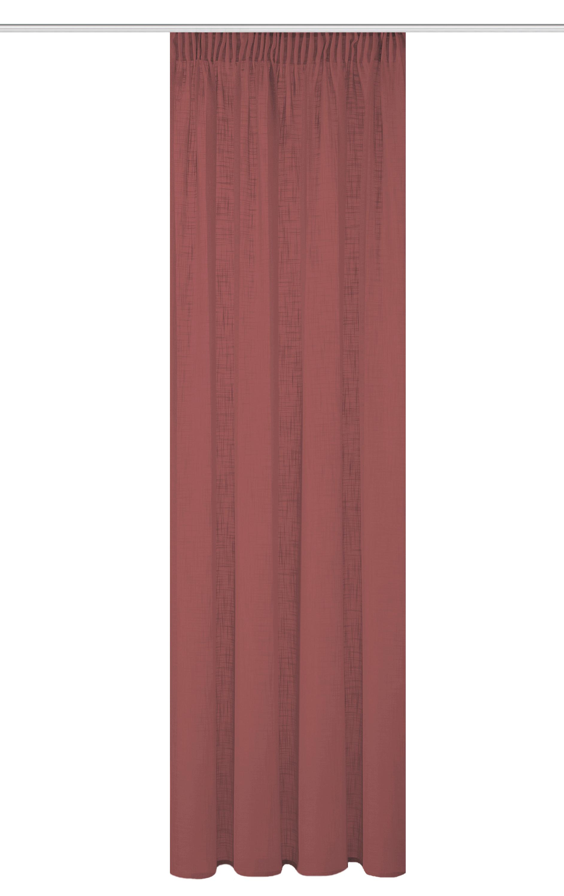 Fertigvorhang Softy Beere ca. 140x160cm - Beere, Basics, Textil (140cm)