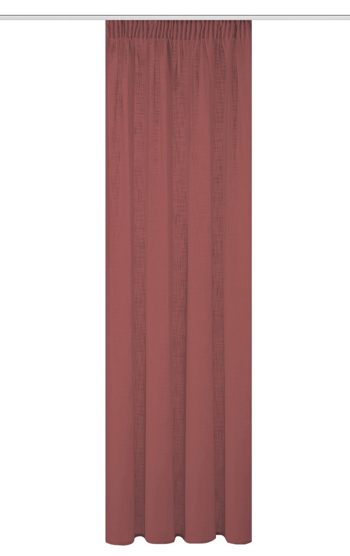 Fertigvorhang Softy Beere ca. 140x225cm - Beere, Basics, Textil (140/225cm)