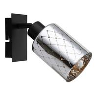 STRAHLER 54316-1  ALONSO - Klar/Chromfarben, Basics, Glas/Metall (8/16,5/20cm) - Globo