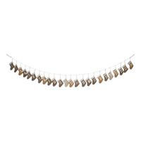 KALENDARZ ADWENTOWY 13772.49 - brązowy, drewno/tkanina (220/220/5cm) - X-Mas